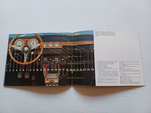 Alfa Romeo 2000 Berlina 1971 depliant italiano originale