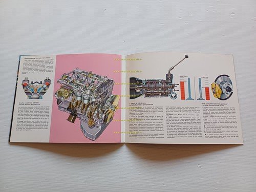 Alfa Romeo 2000 Berlina 1971 depliant italiano originale