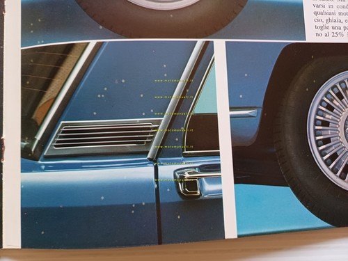 Alfa Romeo 2000 Berlina 1971 depliant italiano originale