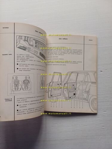 Alfa Romeo 2000 Berlina 1971 manuale uso manutenzione originale ITALIANO
