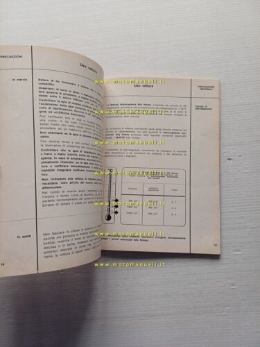 Alfa Romeo 2000 Berlina 1971 manuale uso manutenzione originale ITALIANO