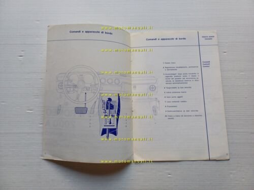 Alfa Romeo 2000 Berlina 1972 manuale uso ALLEGATO Cambio Automatico …