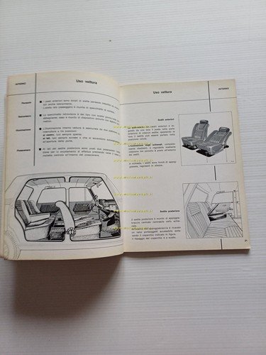 Alfa Romeo 2000 Berlina 1972 manuale uso manutenzione originale