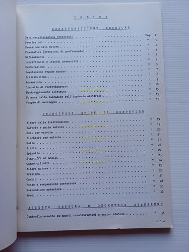 Alfa Romeo 2000-GT -Spider Veloce 1971 manuale officina caratteristiche tecniche