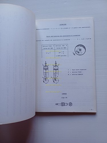 Alfa Romeo 2000-GT -Spider Veloce 1971 manuale officina caratteristiche tecniche