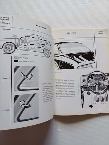 Alfa Romeo 2000 GT Veloce 1971 manuale uso manutenzione libretto …