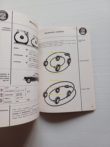 Alfa Romeo 2000 GT Veloce 1971 manuale uso manutenzione libretto …