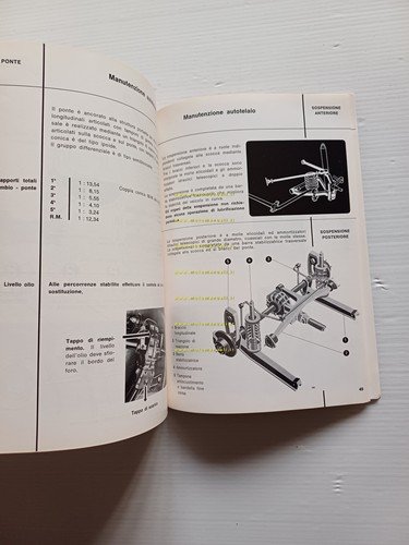 Alfa Romeo 2000 GT Veloce 1971 manuale uso manutenzione libretto …