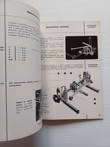 Alfa Romeo 2000 GT Veloce 1973 manuale uso manutenzione libretto …
