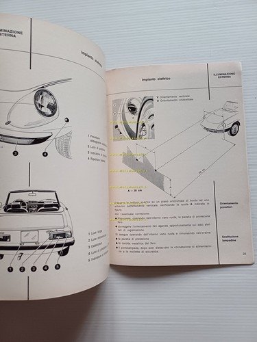 Alfa Romeo 2000 Spider Veloce 1971 manuale uso manutenzione libretto …