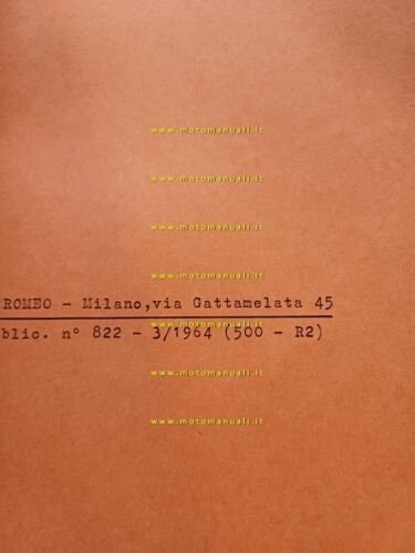Alfa Romeo 2600 - Spider - Sprint 1964 manuale officina …