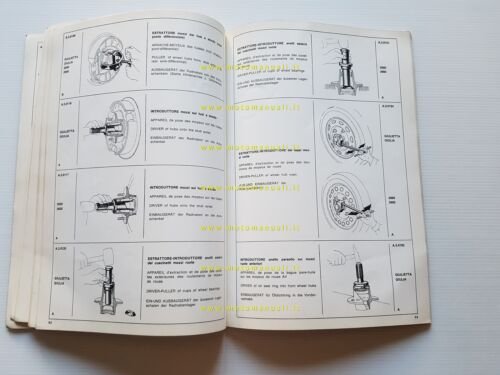 Alfa Romeo 2600 2000 Giulietta Giulia 1966 catalogo attezzi speciali …