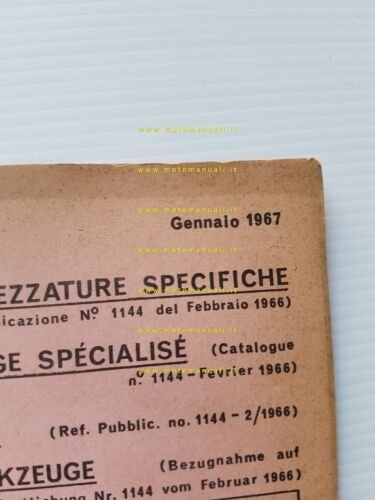 Alfa Romeo 2600 2000 Giulietta Giulia 1966 catalogo attezzi speciali …