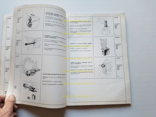 Alfa Romeo 2600 2000 Giulietta Giulia 1966 catalogo attezzi speciali …