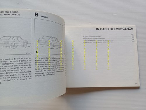 Alfa Romeo 33 1.8 TD 1988 manuale uso manutenzione libretto …