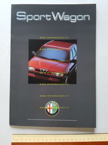 Alfa Romeo 33 Sportwagon modelli 1990 depliant originale italiano