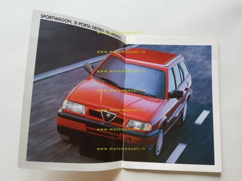 Alfa Romeo 33 Sportwagon modelli 1990 depliant originale italiano