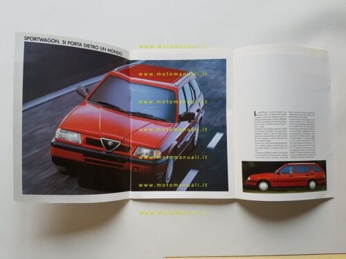 Alfa Romeo 33 Sportwagon modelli 1990 depliant originale italiano