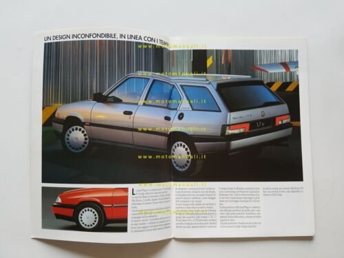 Alfa Romeo 33 Sportwagon modelli 1990 depliant originale italiano