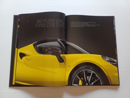 ALFA ROMEO 4C Spider 2016 depliant originale italiano