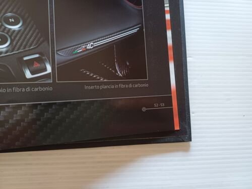 ALFA ROMEO 4C Spider 2016 depliant originale italiano