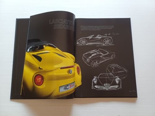 ALFA ROMEO 4C Spider 2016 depliant originale italiano