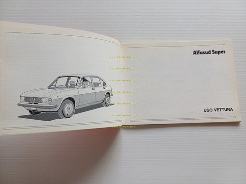 Alfa Romeo Alfasud - Alfasud Super 1977 manuale uso manutenzione …