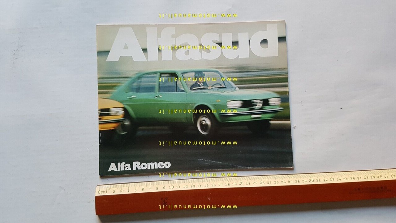 Alfa Romeo Alfasud 1972 depliant originale TEDESCO Text auf Deutsch …