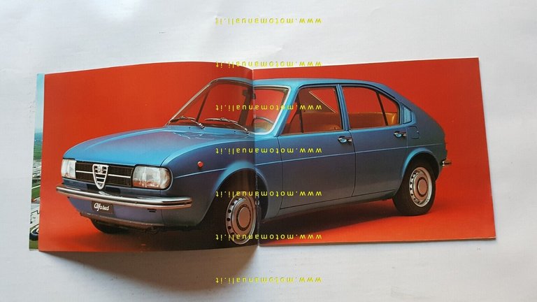 Alfa Romeo Alfasud 1972 depliant originale TEDESCO Text auf Deutsch …