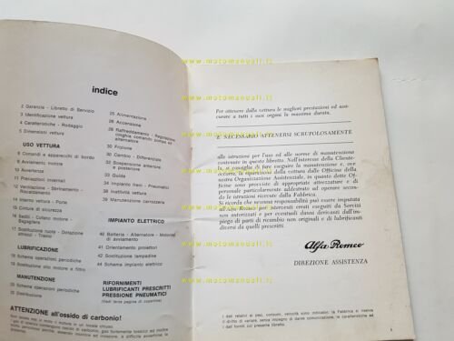 Alfa Romeo Alfasud 1973 manuale uso manutenzione libretto originale