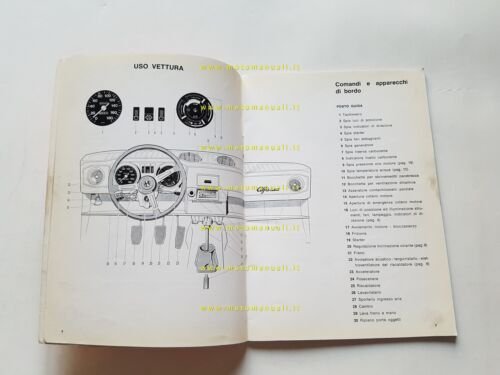 Alfa Romeo Alfasud 1973 manuale uso manutenzione libretto originale