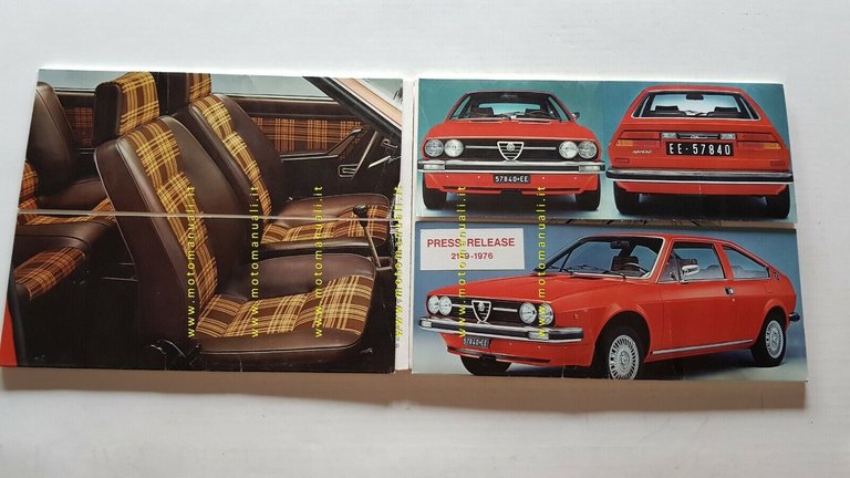 Alfa Romeo Alfasud Sprint 1976 cartella stampa originale auto press …