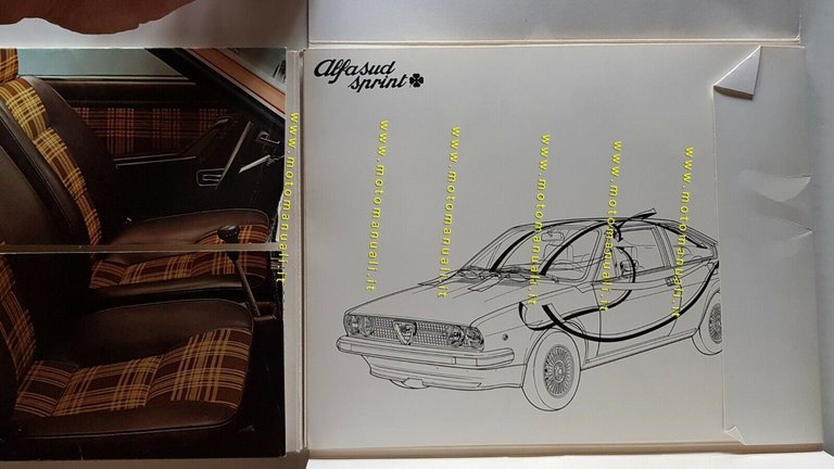 Alfa Romeo Alfasud Sprint 1976 cartella stampa originale auto press …