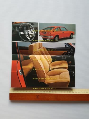 Alfa Romeo Alfasud Sprint 1978 depliant originale italiano