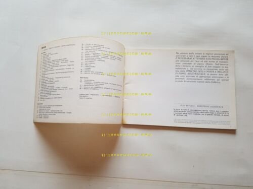 Alfa Romeo Alfasud Sprint 1983 manuale uso manutenzione libretto originale