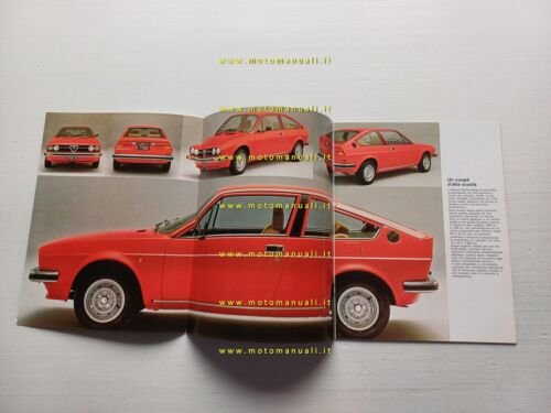 Alfa Romeo Alfasud Sprint Veloce 1.5 1982 depliant originale ITALIANO