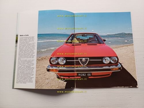 Alfa Romeo Alfasud Sprint Veloce 1.5 1982 depliant originale ITALIANO