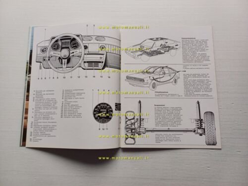 Alfa Romeo Alfasud Sprint Veloce 1.5 1982 depliant originale ITALIANO