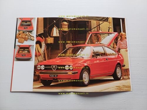 Alfa Romeo Alfasud Sprint Veloce 1.5 1982 depliant originale ITALIANO