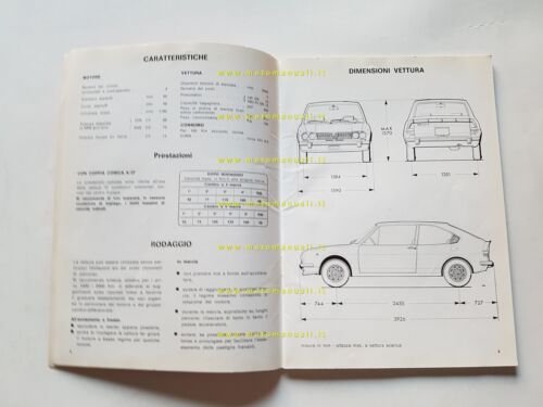 Alfa Romeo Alfasud Ti 1974 manuale uso manutenzione originale