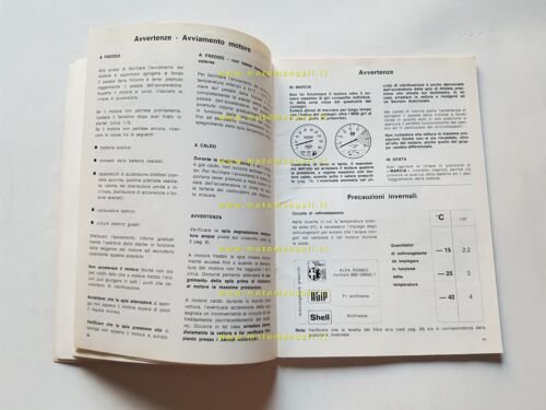 Alfa Romeo Alfasud Ti 1974 manuale uso manutenzione originale
