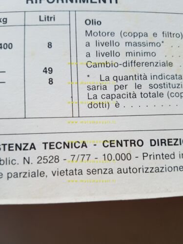 Alfa Romeo Alfetta 1.6 - 1.8 1977 manuale uso manutenzione …