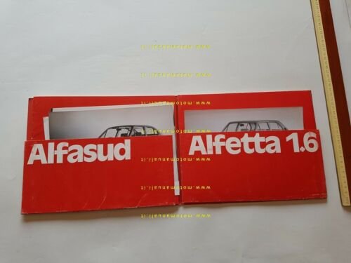 Alfa Romeo Alfetta 1.6 - Alfasud L Cartella Stampa 1975 …