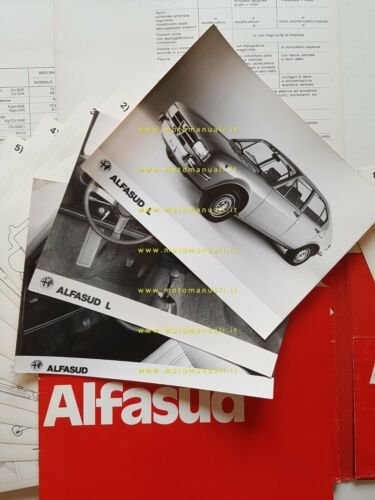 Alfa Romeo Alfetta 1.6 - Alfasud L Cartella Stampa 1975 …