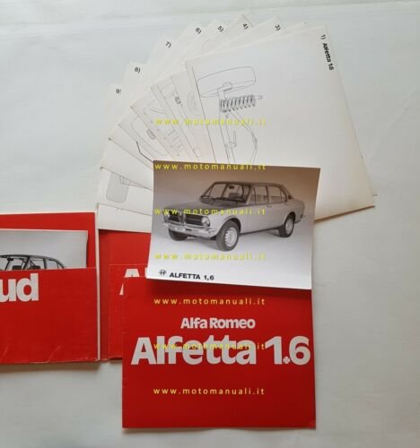 Alfa Romeo Alfetta 1.6 - Alfasud L Cartella Stampa 1975 …