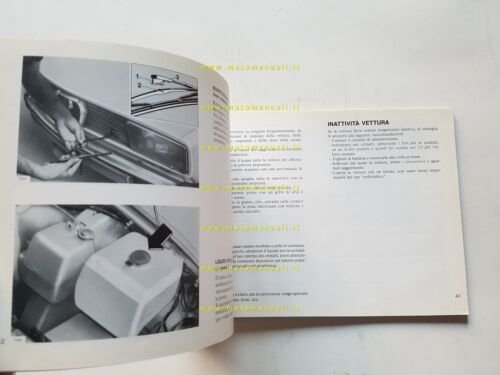 Alfa Romeo Alfetta 1981 manuale uso manutenzione libretto istruzioni originale