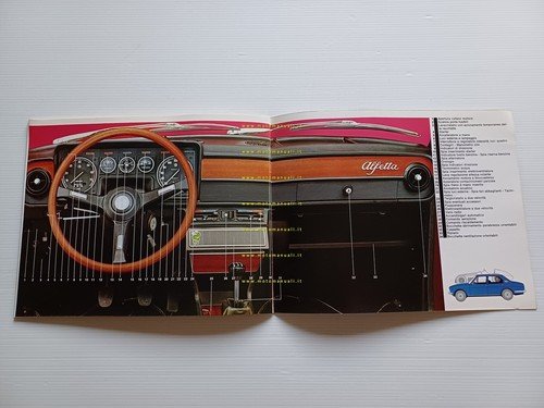 Alfa Romeo Alfetta 1a serie 1972 presentazione per la stampa …