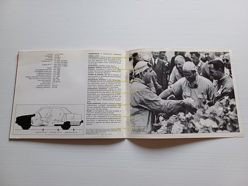 Alfa Romeo Alfetta 1a serie 1972 presentazione per la stampa …