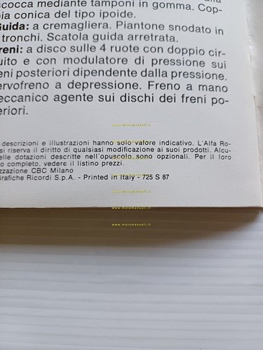 Alfa Romeo Alfetta 1a serie 1972 presentazione per la stampa …