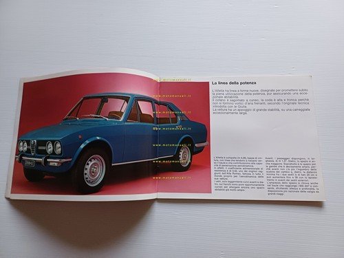 Alfa Romeo Alfetta 1a serie 1972 presentazione per la stampa …